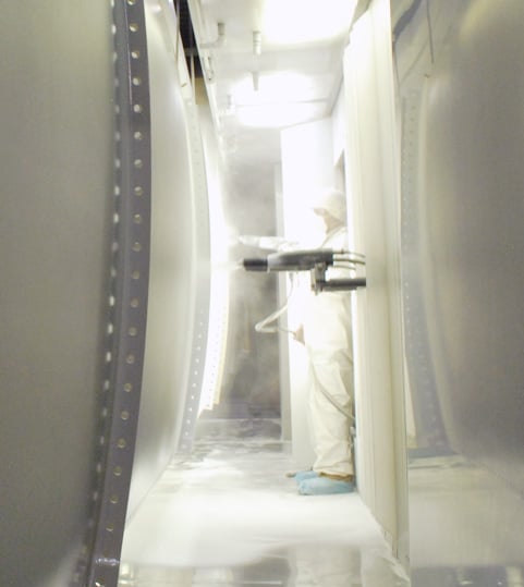 Powder Coating Bolted Tanks
